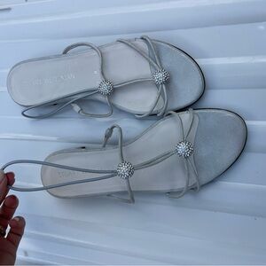 Stuart Weitzman - Tweety stress Ball Strappy Slingback Sandals